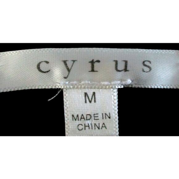 Cyrus Women's Black Long Sleeve Open Front Cardigan Sweater Size Medium - Picture 8 of 9